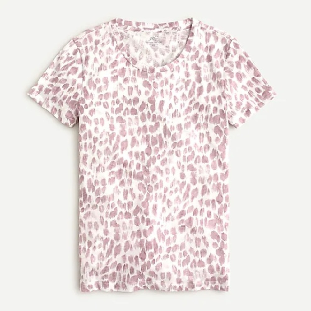 J.Crew Vintage Cotton Lilac‎ Giraffe T-Shirt 🦒